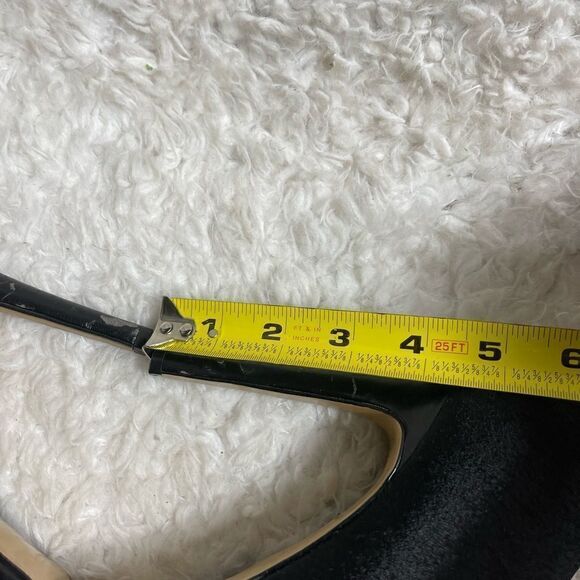 Nine West leather Calf hair black ankle platform heel boots side zipper size8M - Picture 7 of 11